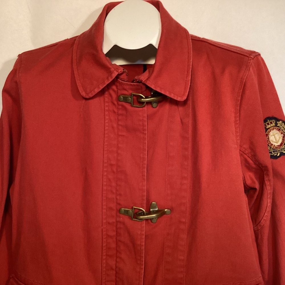 Women’s Ralph Lauren Red Nautical Jacket Women’s size 1X - Picture 3 of 14